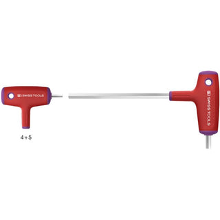 PB Swiss PB 1207.4-150 Hex Cross-Handle Screwdriver, with Side Drive, 4 mm, L - 187 mm