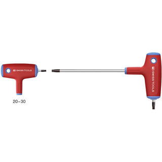 PB Swiss PB 1407.25-150 TORX® Cross-Handle Screwdriver, with Side Drive, T25, L - 187 mm