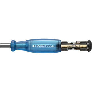 PB Swiss PB 6464.Blue Bit Holding Screwdriver with Magazine, Slotted, Phillips, TORX®, 9 Pcs