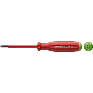 PB Swiss Tools PB 58192.1-80 SwissGrip VDE Screwdriver PZ1 Insulated