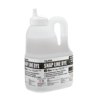 Tajima PLC3-DW2700 Snap Line Dye, permanent marking chalk, dark white, easy-fill nozzle, 6lbs. / 2.7 kg