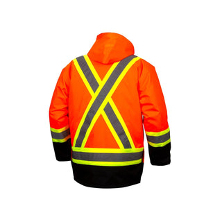 Pyramex RC7P3520 7-in-1 Hi-Vis Orange Parkas