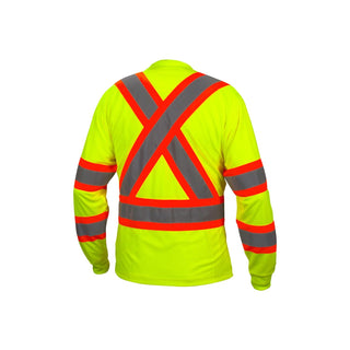 Pyramex RCLTS31 Hi-Vis Long Sleeve Moisture Wicking T-Shirts