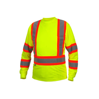 Pyramex RCLTS31 Hi-Vis Long Sleeve Moisture Wicking T-Shirts