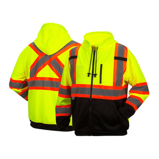 Pyramex RCSZH33 Hi-Vis Premium Zipper Sweatshirt