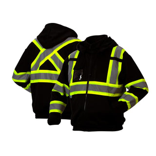 Pyramex RCSZH33 Hi-Vis Premium Zipper Sweatshirt