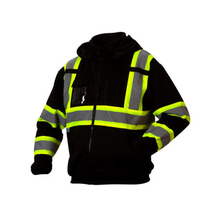 Pyramex RCSZH33 Hi-Vis Premium Zipper Sweatshirt