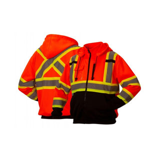 Pyramex RCSZH33 Hi-Vis Premium Zipper Sweatshirt