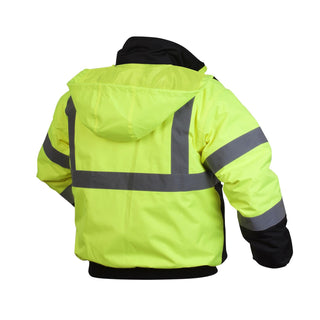 Pyramex RJ3210 Type R - Class 3 Hi-Vis Lime Jacket