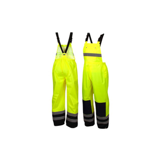 Pyramex RRWB3110 Premium Hi-vis Rainwear Bibs