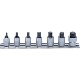 Koken RS2010M/7-L25 1/4 Sq. Dr. Socket set 3-10mm Hex Length 25mm 7 pieces