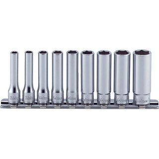 Koken RS2300A/9 Socket Set 3/16-1/2 6 Point 9 Pieces 1/4 Sq. Drive