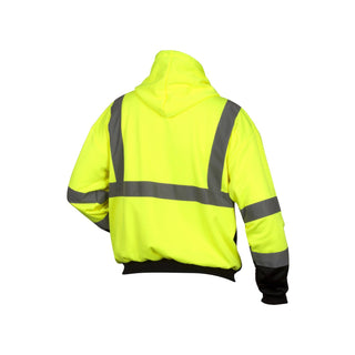 Pyramex RSZH3210 Type R - Class 3 Hi-Vis Lime Sweatshirt