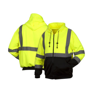 Pyramex RSZH3210 Type R - Class 3 Hi-Vis Lime Sweatshirt