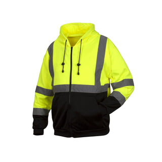 Pyramex RSZH3210 Type R - Class 3 Hi-Vis Lime Sweatshirt