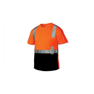 Pyramex RTS21B Type R - Class 2 Hi-Vis T-Shirt with Black Bottom