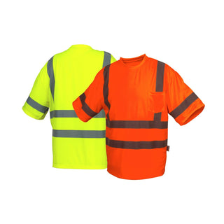 Pyramex RTS34 Type R - Class 3 Hi-Vis T-Shirt with Heat Sealed Tape