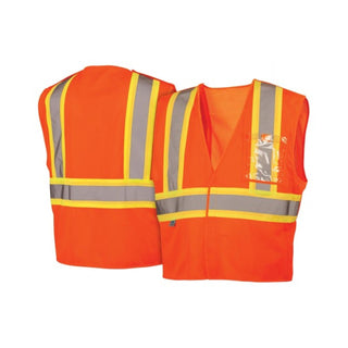 Pyramex RVHL27 Series Type R - Class 2 Hi-Vis Orange Safety Vest