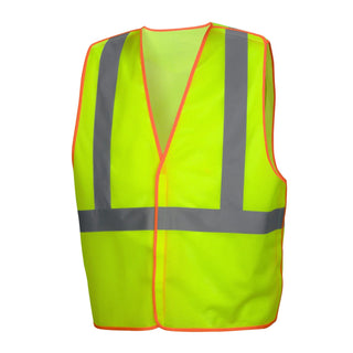 Pyramex RVHL4010 Type R - Class 2 Hi-Vis Lime Safety Vest