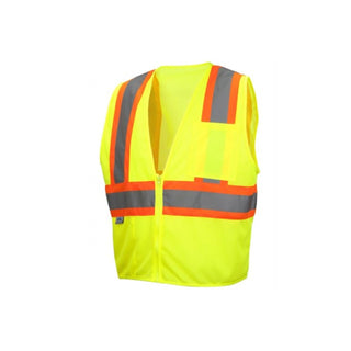 Pyramex Type R - Class 2 Non FR Self Extinguishing Hi-Vis Safety Vest