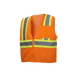 Pyramex Type R - Class 2 Non FR Self Extinguishing Hi-Vis Safety Vest