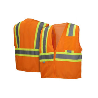 Pyramex Type R - Class 2 Non FR Self Extinguishing Hi-Vis Safety Vest