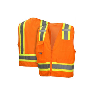 Pyramex Type R - Class 2 Non FR Self Extinguishing Hi-Vis Safety Vest