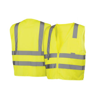 Pyramex RVZ2610 Series Type R - Class 2 Hi-Vis Lime Safety Vest