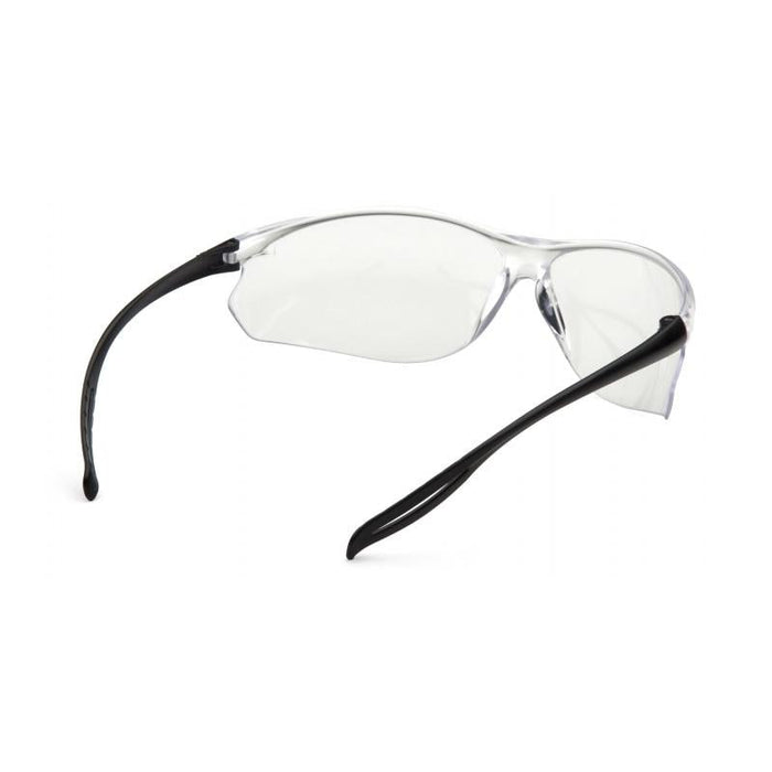 Pyramex S9710STM Neshoba - Clear H2Max Anti-Fog Lens with Black Temples