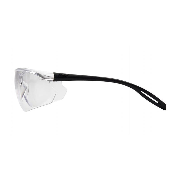 Pyramex S9710ST Clear H2X Anti-Fog Lens with Black Temples