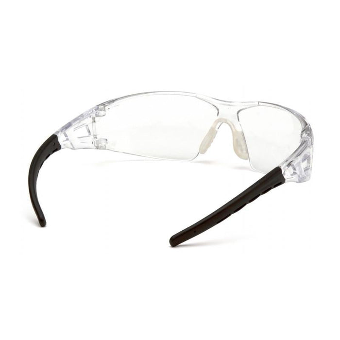Pyramex SB10210ST Fyxate Clear H2X Anti-Fog Lens with Clear Temples