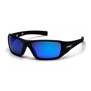 Pyramex SB10465D Velar Black Frame/Ice Blue Mirror Lens Safety Glasses