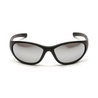 Pyramex SB3370E Zone II Silver Mirror Lens with Matte Black Frame