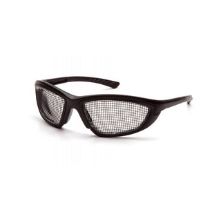 Pyramex SB74WMD Trifecta Black Wire Mesh Lens with Black Frame