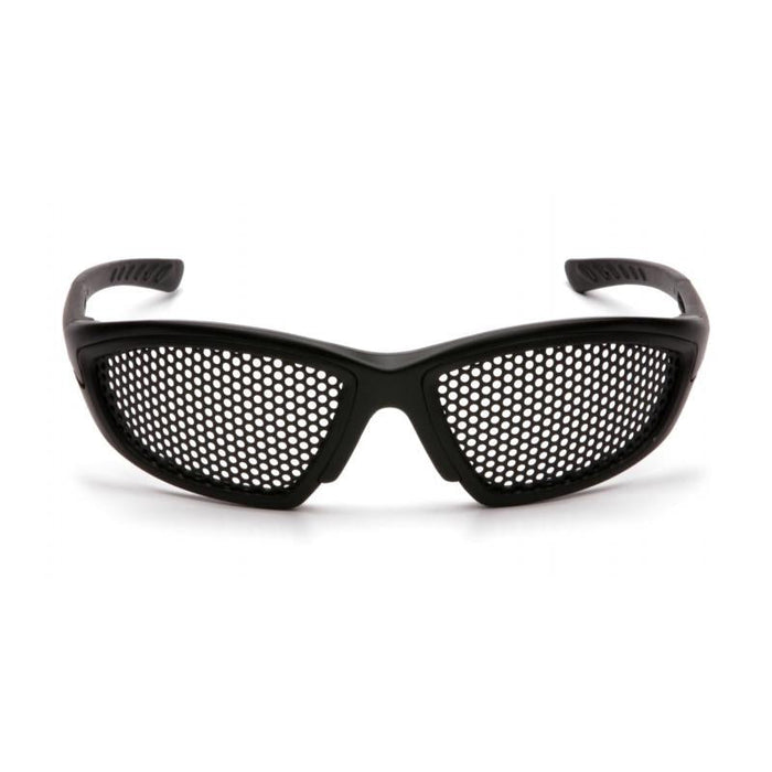 Pyramex SB76WMD Trifecta Punched Steel Lens With Black Frame