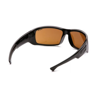 Pyramex SB8515DT Coffee Anti-Fog Lens with Black Frame