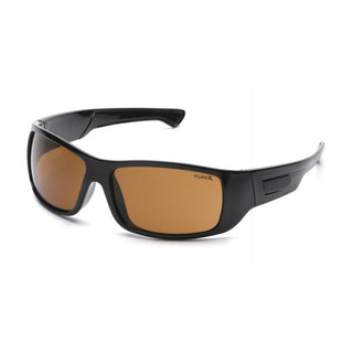 Pyramex SB8515DT Coffee Anti-Fog Lens with Black Frame