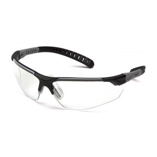 Pyramex SBG10110D Sitecore -  Clear Lens with Black and Gray Temples