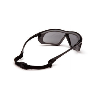 Pyramex SBG10620DT Clear H2X Anti-Fog Lens with Black and Gray Frame