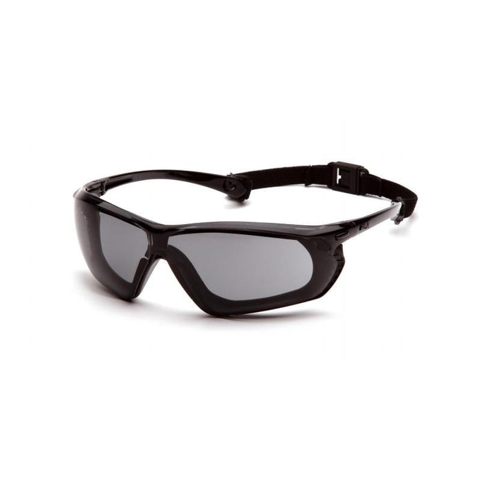 Pyramex SBG10620DT Clear H2X Anti-Fog Lens with Black and Gray Frame
