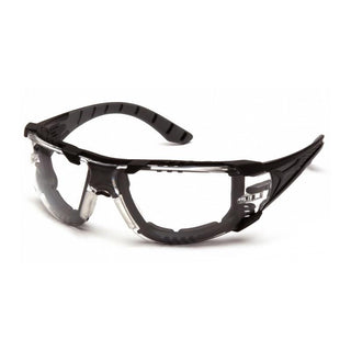 Pyramex SBG9610STMFP  Endeavor Plus - Black-Gray Foam Padded Frame/Clear H2MAX Anti-Fog Lens