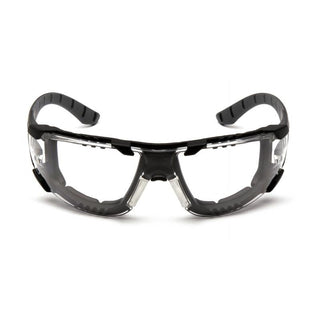 Pyramex SBG9610STMFP  Endeavor Plus - Black-Gray Foam Padded Frame/Clear H2MAX Anti-Fog Lens