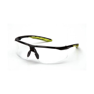 Pyramex SBL10510DTM Pyramex Safety - Black-lime frame / clear H2MAX anti-fog lens