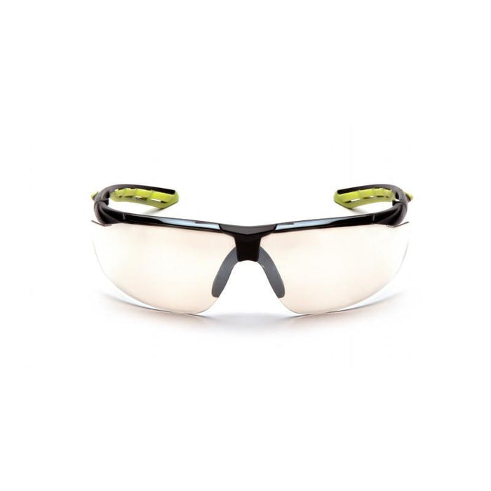 Pyramex SBL10510D Clear Lens with Black and Lime Frame