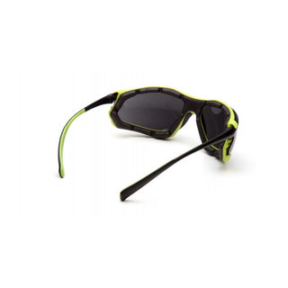 Pyramex SBL9323STM Proximity- Black Lime Frame Dark Gray H2MAX