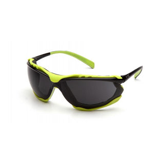 Pyramex SBL9323STM Proximity- Black Lime Frame Dark Gray H2MAX