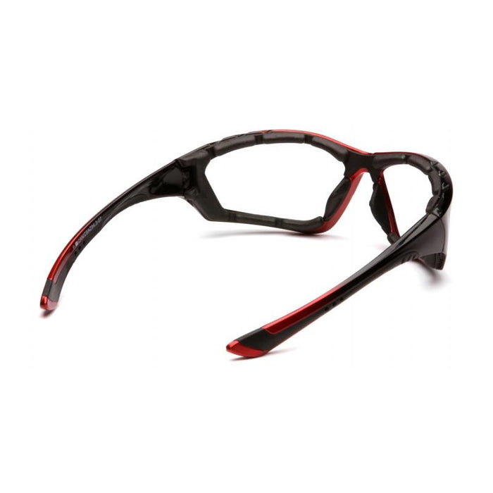 Pyramex SBR8710DTP Accurist - Black/Red Padded Frame/Clear Anti-Fog Lens