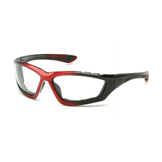 Pyramex SBR8710DTP Accurist - Black/Red Padded Frame/Clear Anti-Fog Lens