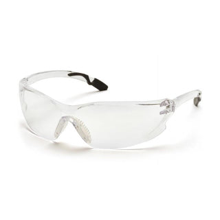 Pyramex SG6510ST Achieva Clear H2X Anti-Fog Lens with Gray Temple Tips