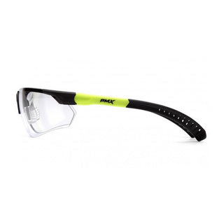 Pyramex SGL10110DTM Sitecore - Clear H2MAX Anti-Fog Lens with Gray and Lime Temples